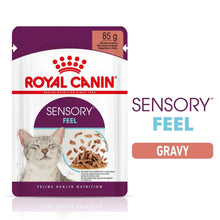 Royal Canin Feline Health Nutrition Sensory Feel in Gravy Wet Cat Food - 12x85g Pouches