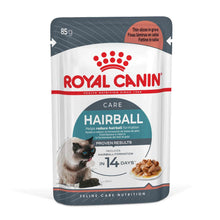 ROYAL CANIN Hairball Care Adult Wet Cat Food In Gravy - 12x85g Pouches