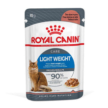 ROYAL CANIN Light Weight Care Adult Wet Cat Food In Gravy - 12x85g Pouches