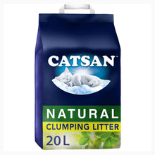 CATSAN Natural Biodegradable Clumping Cat Litter - 20Ltr