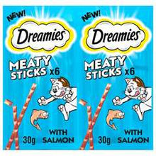 Dreamies Meaty Sticks Cat Treats - Salmon - 6 Treats