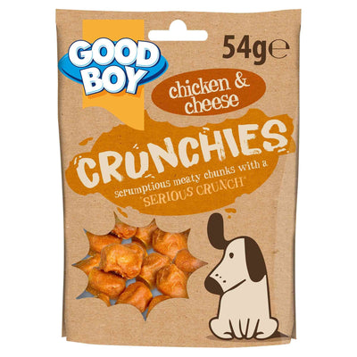 Good Boy Good Boy Crunchies Cheese Chicken Adult Treat pet food packaging