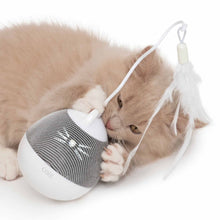 Catit Pixi Spinner Electronic Cat Toy - White & Grey