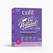 Catit Go Natural! Pea Husk Lavender Clumping Cat Litter - 5.6kg