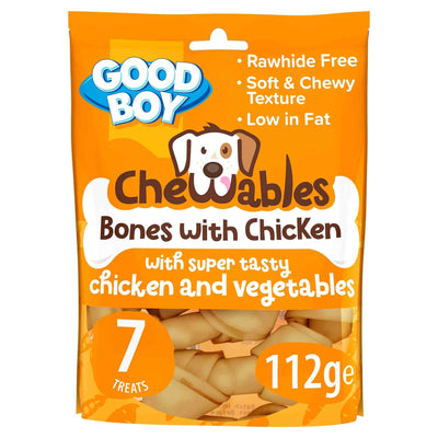 Good Boy Good Boy Chewables Rawhide Bones Chicken pet food packaging