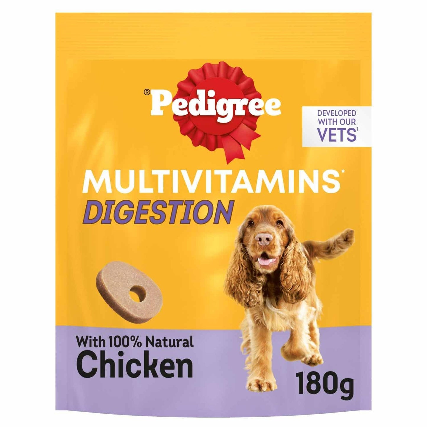 PEDIGREE Multivitamins Digestion Dog Treats - 180g