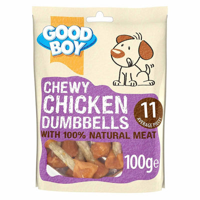 Good Boy Good Boy Chewy Dumbells Chicken Adult Dry Dog pet food packaging