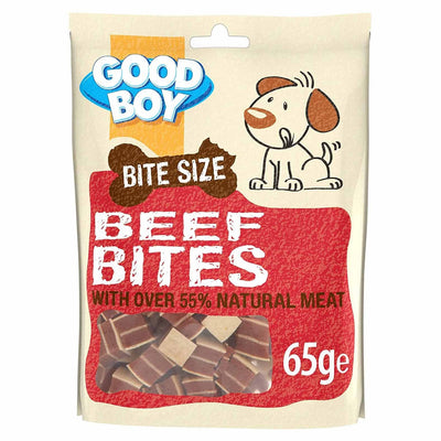 Good Boy Good Boy Bite Beef Adult Treat Dog Food pet food packaging