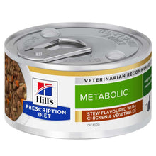 Hills Prescription Diet Metabolic Wet Cat Food - Stew with Chicken & Vegetables - 24x82g Cans
