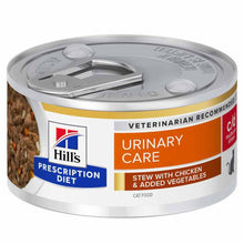 Hills Prescription Diet c/d Urinary Stress Wet Stew Cat Food - Chicken & Vegetables - 24x82g Cans