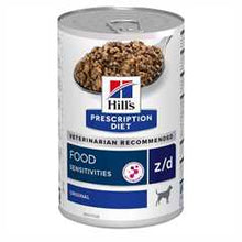 Hills Prescription Diet z/d Food Sensitivities Wet Dog Food - 12x370g Cans