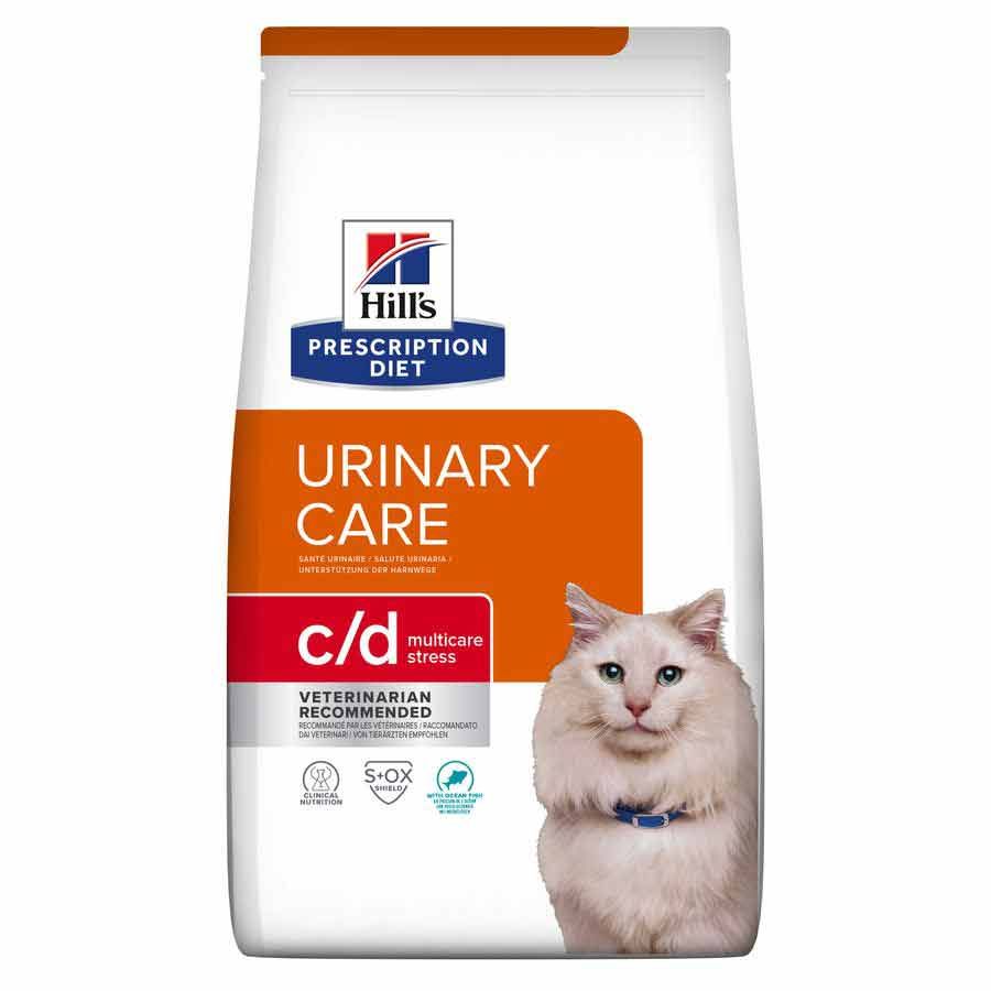 Hills Prescription Diet c/d Multicare Stress Urinary Care Dry Cat Food - Ocean Fish