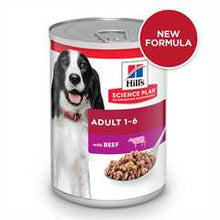Hills Science Plan Adult Wet Dog Food - Beef - 12x370g Cans