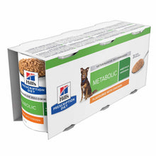 Hills Prescription Diet Metabolic Weight Management Wet Dog Food - Chicken - 3x370g Cans