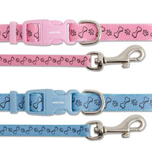 Ancol Small Bite Paw & Bone Collar & Lead Set - 20-30cm - Pink