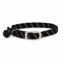 Ancol Softweave Relective Cat Collar - Black