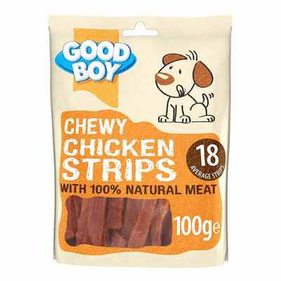 Good Boy Good Boy Pawsley Chewy Strips Chicken Adult pet food packaging