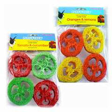 SnuggleSafe Play n Chew Loofah Slices - Pack of 4