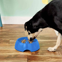 Dogit Anti Gulping Bowl - Blue - Large 1.2L