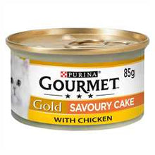 Gourmet Gold Savoury Cake Wet Cat Food - Chicken - 12x85g Cans