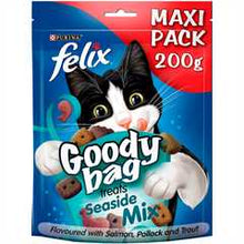 Felix Goody Bag Adult Cat Treats - Seaside - 200g MAXI Pack
