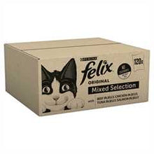 Felix Original Adult Wet Cat Food in Jelly - Mixed Selection - 120x85g Pouches