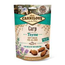 Carnilove Grain Free Semi Moist Dog Treats - Carp and Thyme - 200g