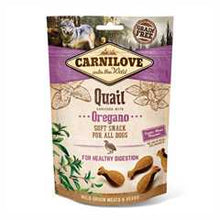 Carnilove Grain Free Semi Moist Dog Treats - Quail with Oregano - 200g