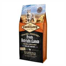 Carnilove Fresh Adult Small Breed Grain Free Dry Dog Food - Ostrich & Lamb