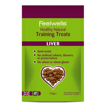 Feelwells Training Dog Treats - Liver - 115g