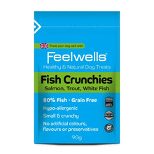 Feelwells Grain Free Crunchies Dog Treats - Fish - 90g