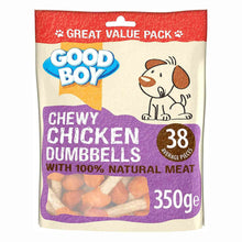 Good Boy Pawsley Chewy Dumbbells Dog Treats - Chicken - 350g