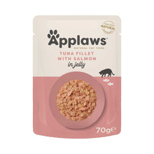 Applaws Adult Wet Cat Food Tuna Fillet with Salmon in Jelly - 16x70g pouches