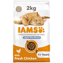 IAMS Light in Fat / Sterilised Adult Dry Cat Food - Chicken