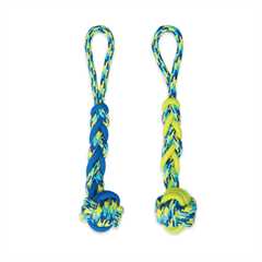 Zeus Fitness Rope & Ball Tug Dog Toy