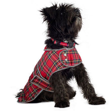Ancol Highland Red Tartan Dog Coat - 16in / 40cm