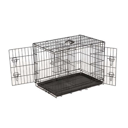 Barkshire Heavy Duty Dog Cage with Divider - XLarge  107 x 74cm