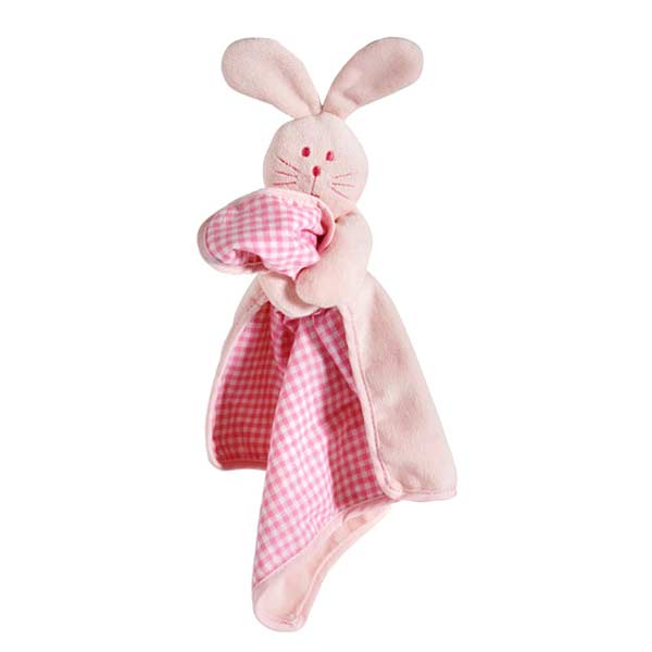 Nibble & Squeak Puppy Love Blankie in Pink