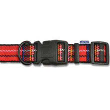 Ancol Red Tartan Adjustable Dog Collar 30-50cm