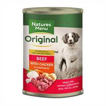 Natures Menu Adult Wet Dog Food - Beef with Chicken - 12x400g Cans