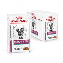 Royal Canin Veterinary Health Nutrition Renal Adult Wet Cat Food In Gravy - Fish - 48x85g Pouches