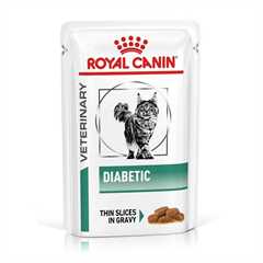 ROYAL CANIN Veterinary Diabetic Adult Wet Cat Food - 48x85g Pouches