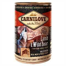 Carnilove Adult Grain Free Wet Dog Food - Lamb and Wild Boar - 6x400g Cans