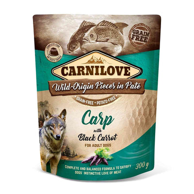 Carnilove Carnilove Grain Free Carp Black Turkey Adult pet food packaging