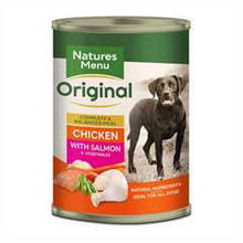 Natures Menu Adult Wet Dog Food - Chicken with Salmon - 12x400g Cans