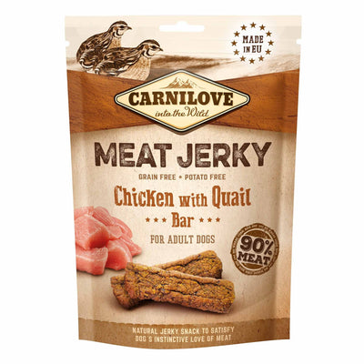 Carnilove Carnilove Grain Free Jerky Bar Chicken Adult pet food packaging