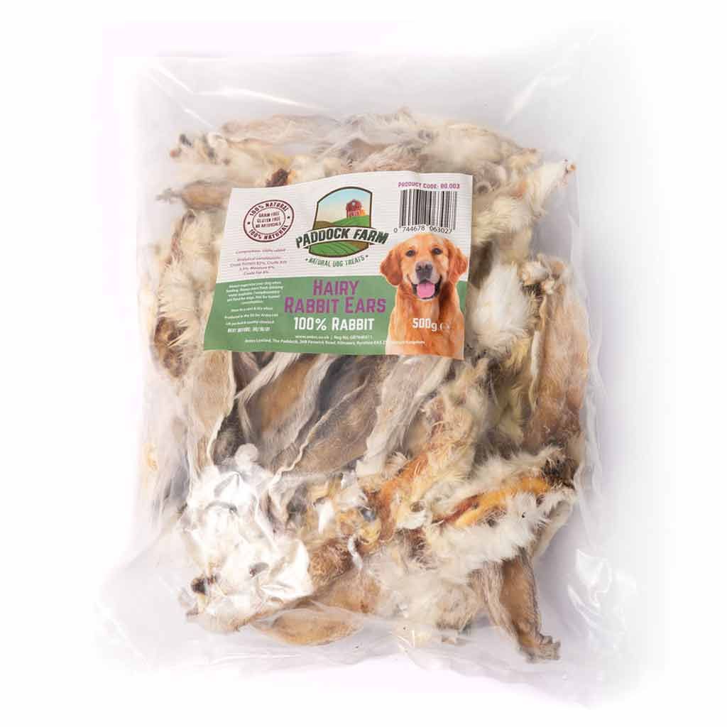 Paddock Farm Paddock Farm Hairy Ears Chew Rabbit Adult pet food packaging