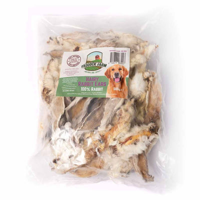 Paddock Farm Paddock Farm Hairy Ears Chew Rabbit Adult pet food packaging