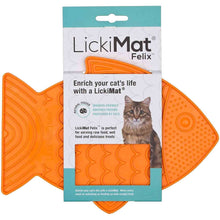 Lickimat Treat Mat for Cats - Orange