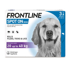 FRONTLINE SPOT ON Flea & Tick Large Dog - 3 Pack